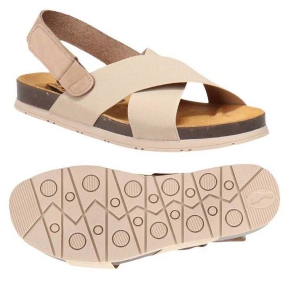 Plakton Goal Sandals - TAUPE - Picture 1 of 10